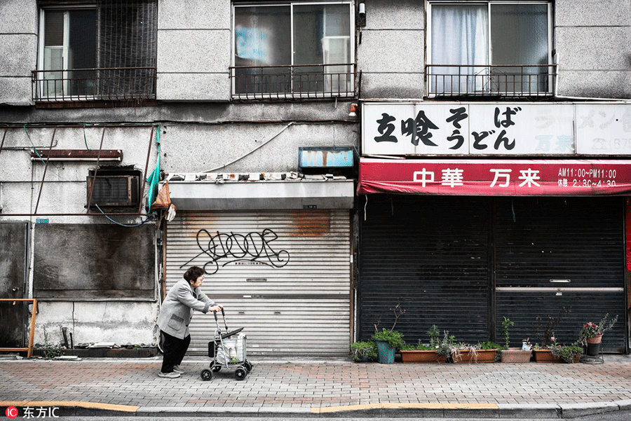 From bars to shops, seniors working in Tokyo