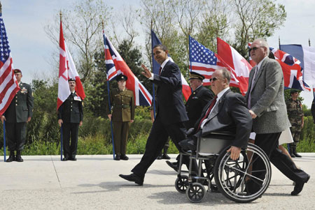 Obama: D-Day veterans changed course of century