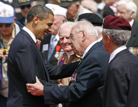 Obama: D-Day veterans changed course of century