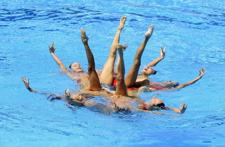 Dance in the pool