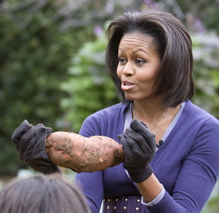 Michelle Obama attends Fall Harvest