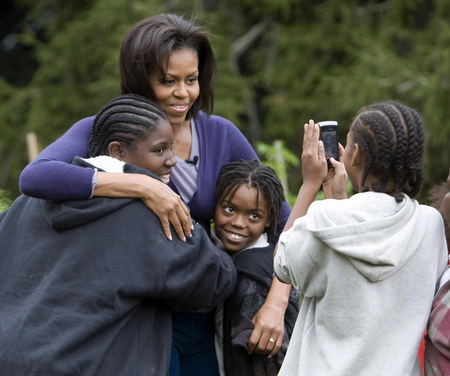 Michelle Obama attends Fall Harvest