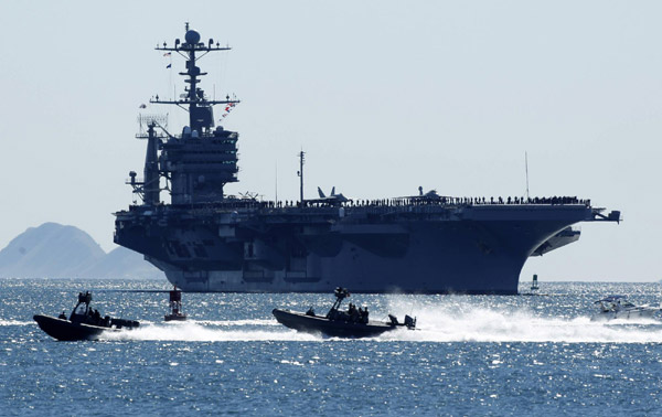 Aircraft carriers gain naval clout