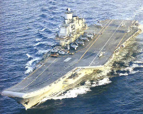 Russian aircraft carrier Admiral Kuznetsov