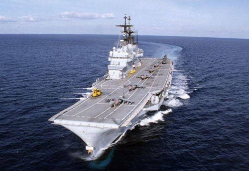 Italian aircraft carrier Giuseppe Garibaldi and Cavour