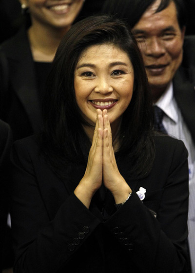 Thailand votes Yingluck Shinawatra as premier