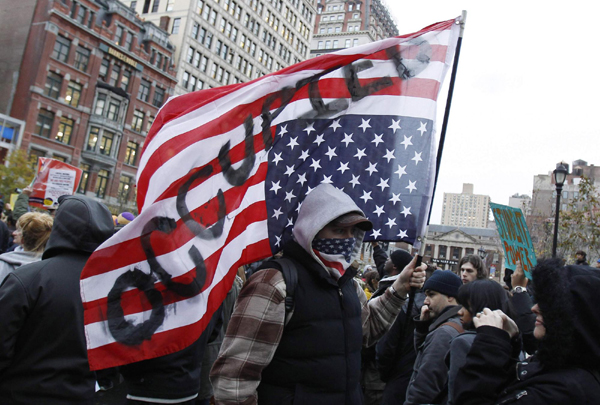 Occupy protesters join Action day in Chicago