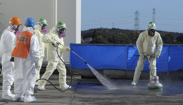 Decontamination work opened to media