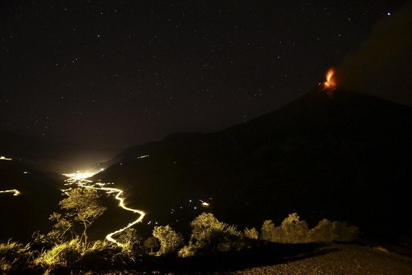 Tungurahua volcano erupts in Ecuador