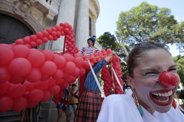 Snapshot of int'l clown festival in Brazil