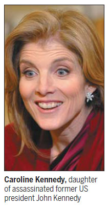 Caroline Kennedy may be US envoy to Japan