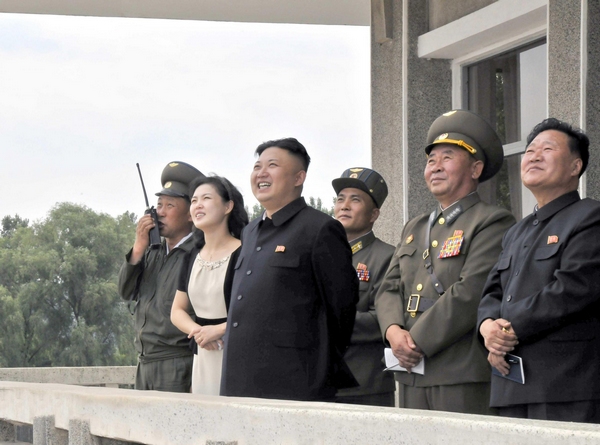 Kim Jong-un inspects DPRK's air force