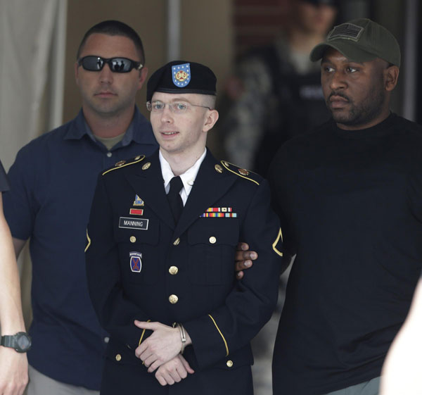 Manning guilty of 20 charges, not aiding the enemy