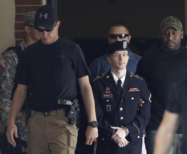 Manning guilty of 20 charges, not aiding the enemy