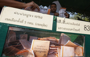 Thai aims to rerun disrupted vote in April