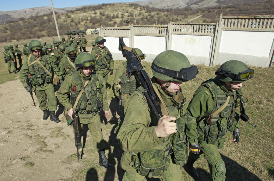 Putin inspects border troops