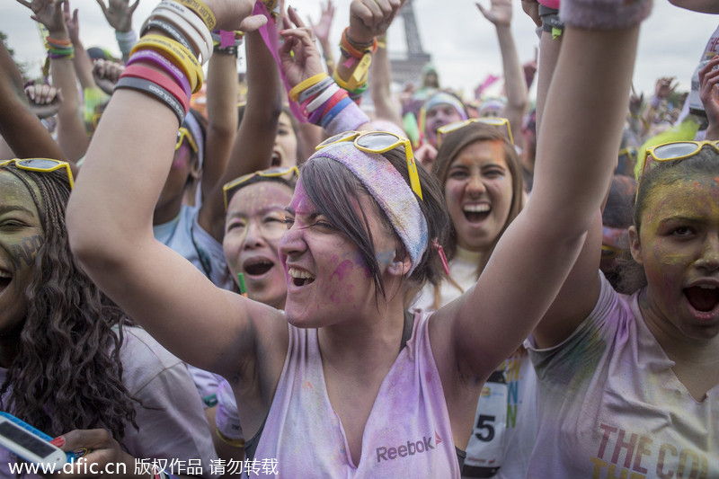 Color Run race in Paris