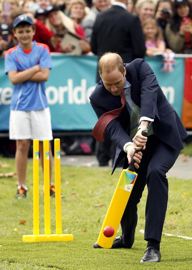 Prince William, Kate attend cricket promotional event