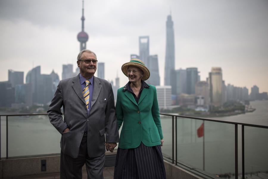 Danish Queen Margrethe II visits Shanghai