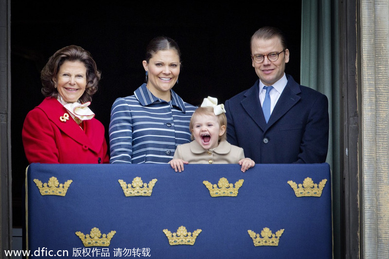 Sweden's King Carl celebrates birthday