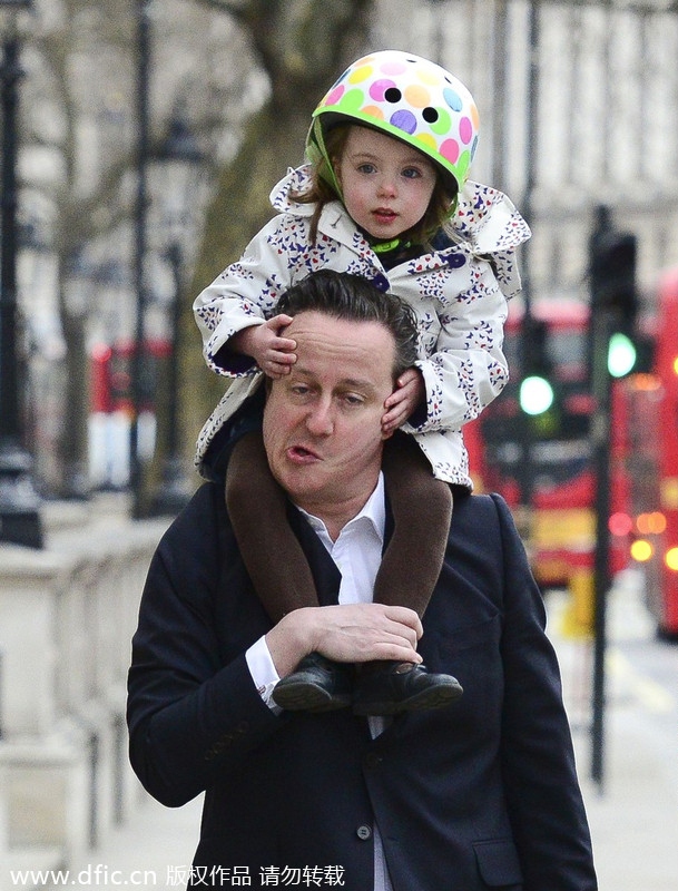 Tender moments of world leaders with their children