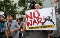 Japan censured for skirting peace constitution