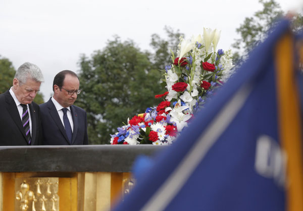 France, Germany hail ties at WWI commemoration ceremony