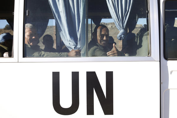 All 45 detained Fijian peacekeepers released in Golan Heights