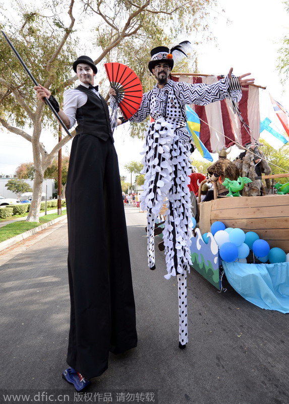 2014 Doo Dah Parade sparkles in California