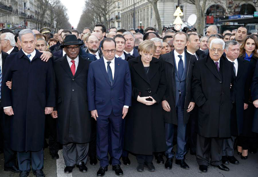 Marching in solidarity: Paris 'unity rally' in photos