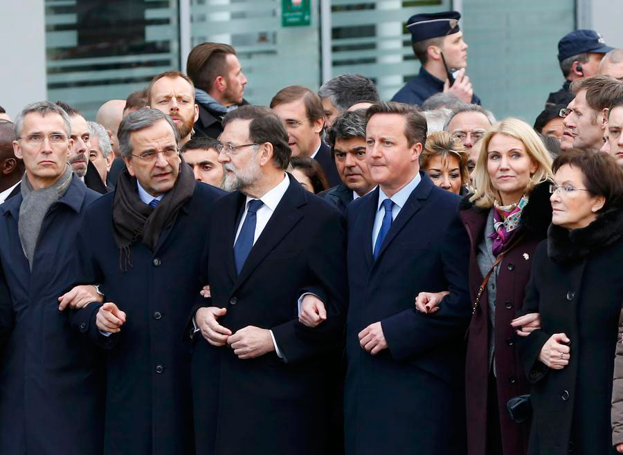 Marching in solidarity: Paris 'unity rally' in photos