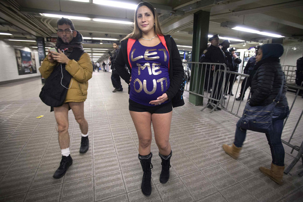 The No Pants Subway Ride celebrates silliness