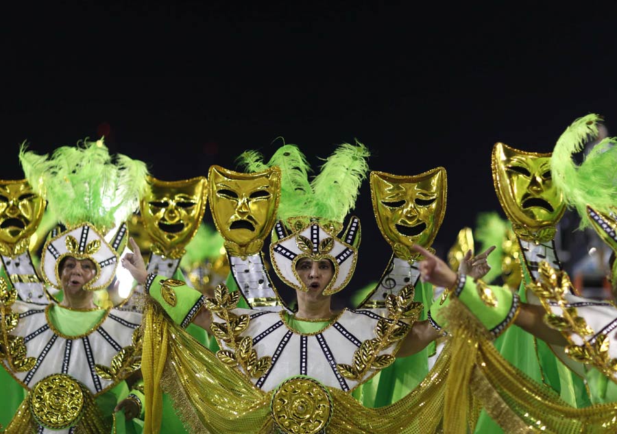 Samba sparkles in Brazil's Carnival season