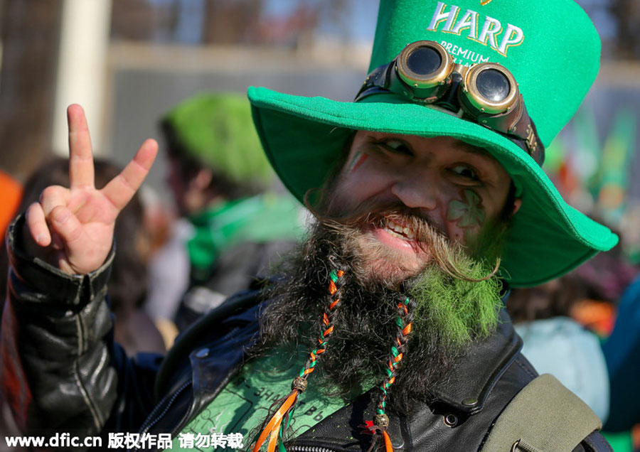 St. Patrick's Day parade rolls around the world