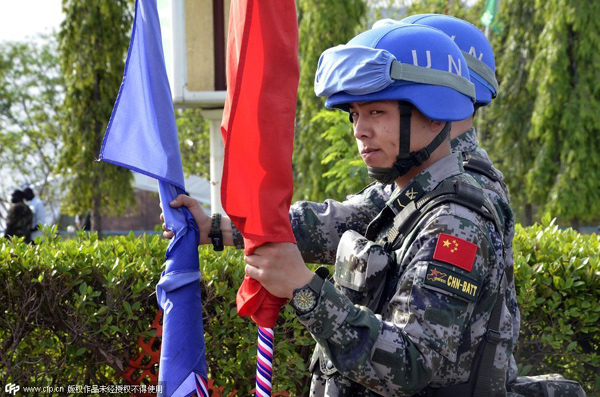 Last batch of Chinese peacekeeping infantry arrives in S.Sudan