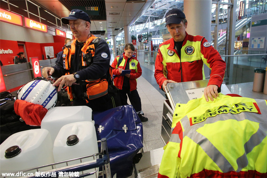 International teams start search-and-rescue operations in Nepal