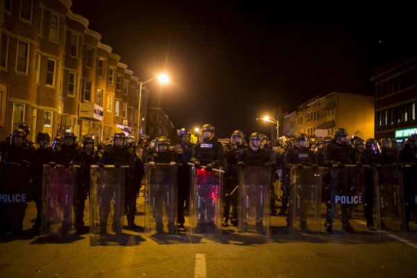 Chinese student witness to Baltimore riot