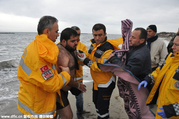 Bodies of 34 migrants found on Turkish coast