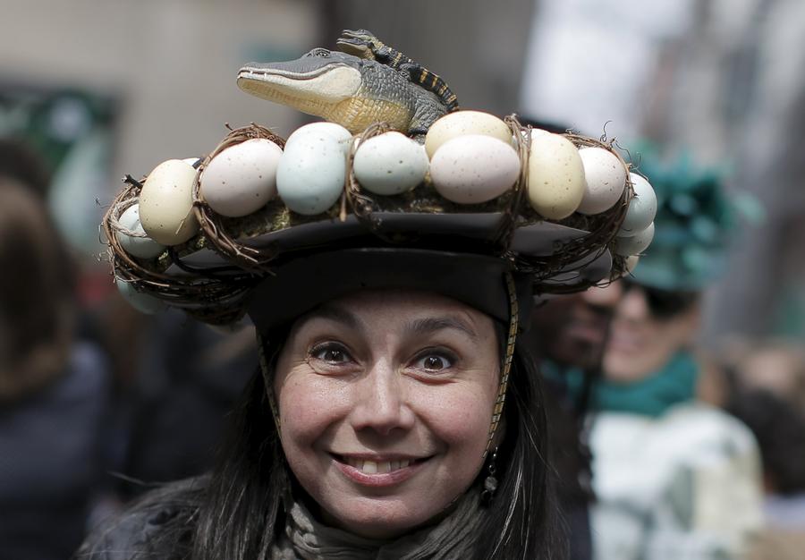 Easter Parade and Bonnet Festival brings fancy headwear to NYC