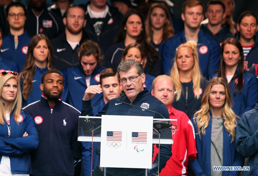 Michelle Obama kicks off 100-day countdown to Rio Olympics with US Olympians