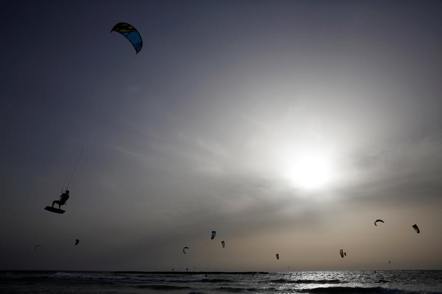 Go kitesurfing in Israel