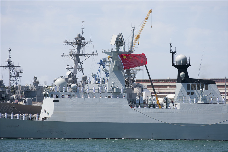 Chinese navy fleet joins RIMPAC 2016 open day