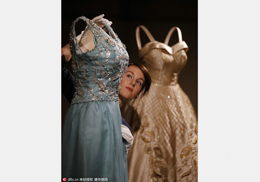 UK Queen Elizabeth's fashion through the ages goes on display