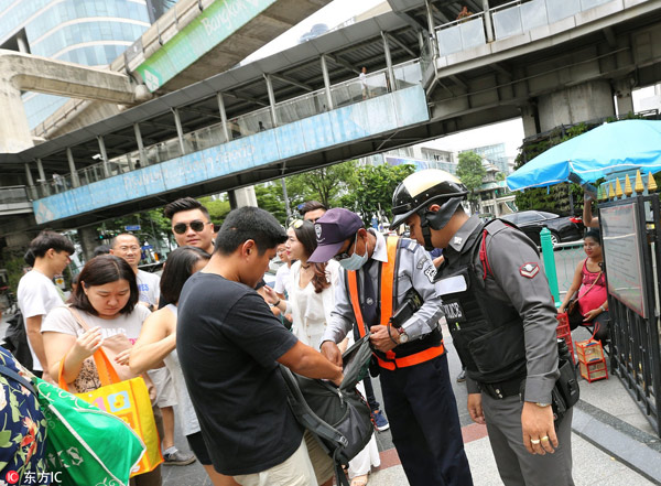 Thai police find more unexploded bombs following coordinated blasts