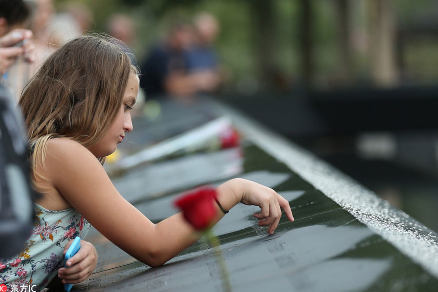 15th anniversary of 9/11 attacks marked in NYC