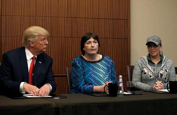 Trump meets Bill Clinton's accusers of sexual misdeeds