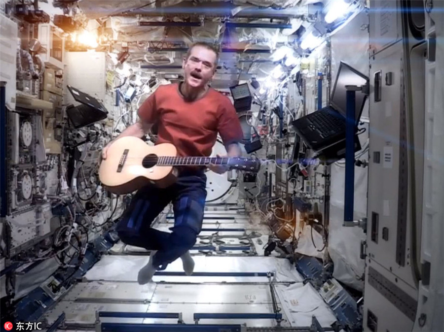 Glimpse into lifestyle of astronauts in space