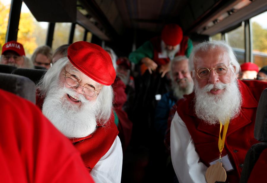 In photos: The art of becoming Santa