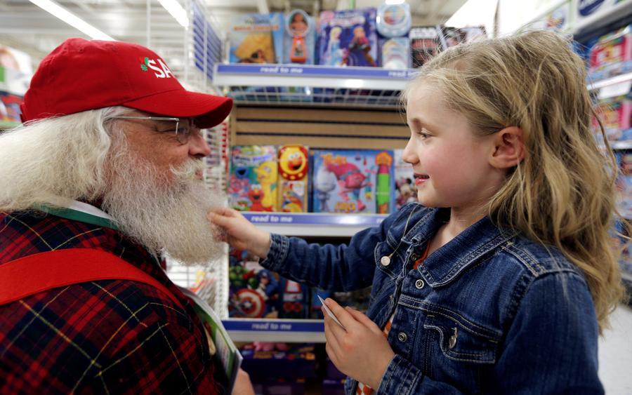 In photos: The art of becoming Santa