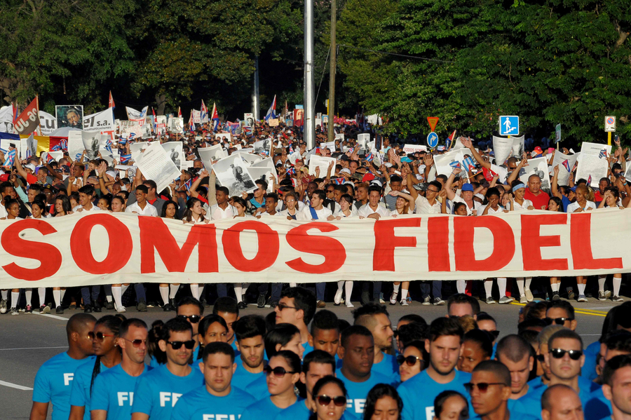 Big rally and military parade in Cuba to mark revolution